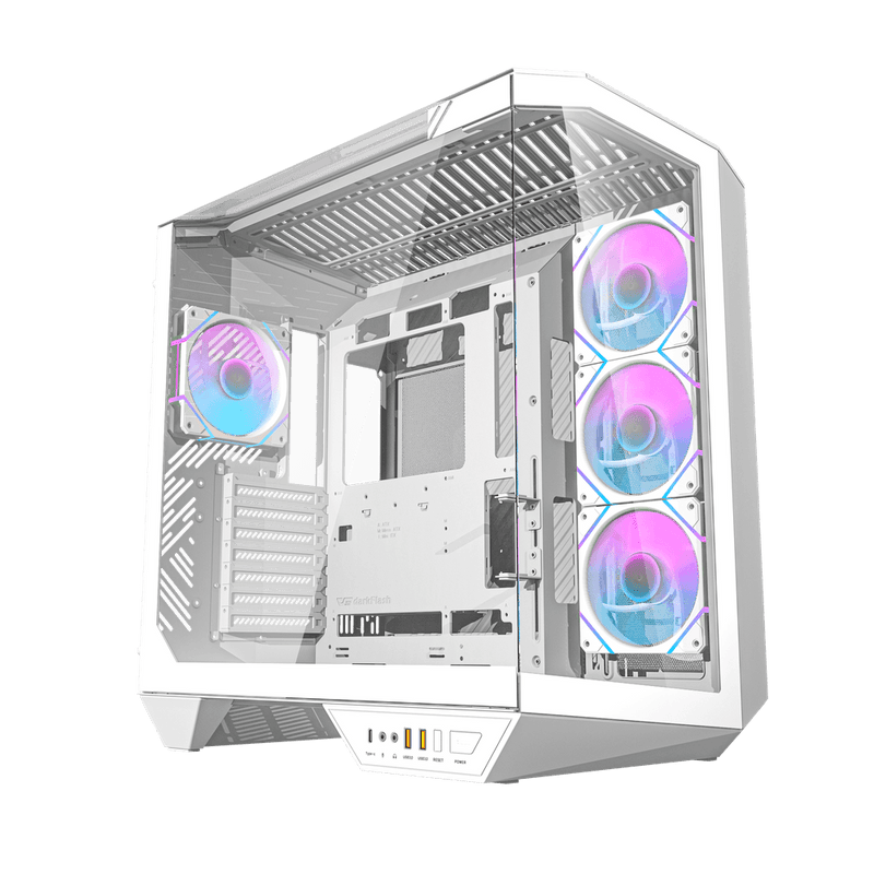 Caja darkFlash DY470 ATX blanca