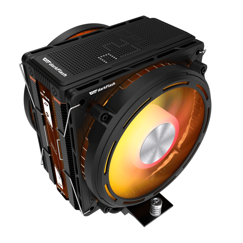 Disipador por aire darkFlash Explore E400 Plus con panel de temperatura