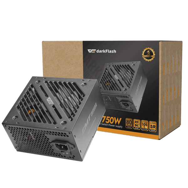 Fuente de alimentación darkFlash EMT 750W 80 PLUS Bronze, vista 1