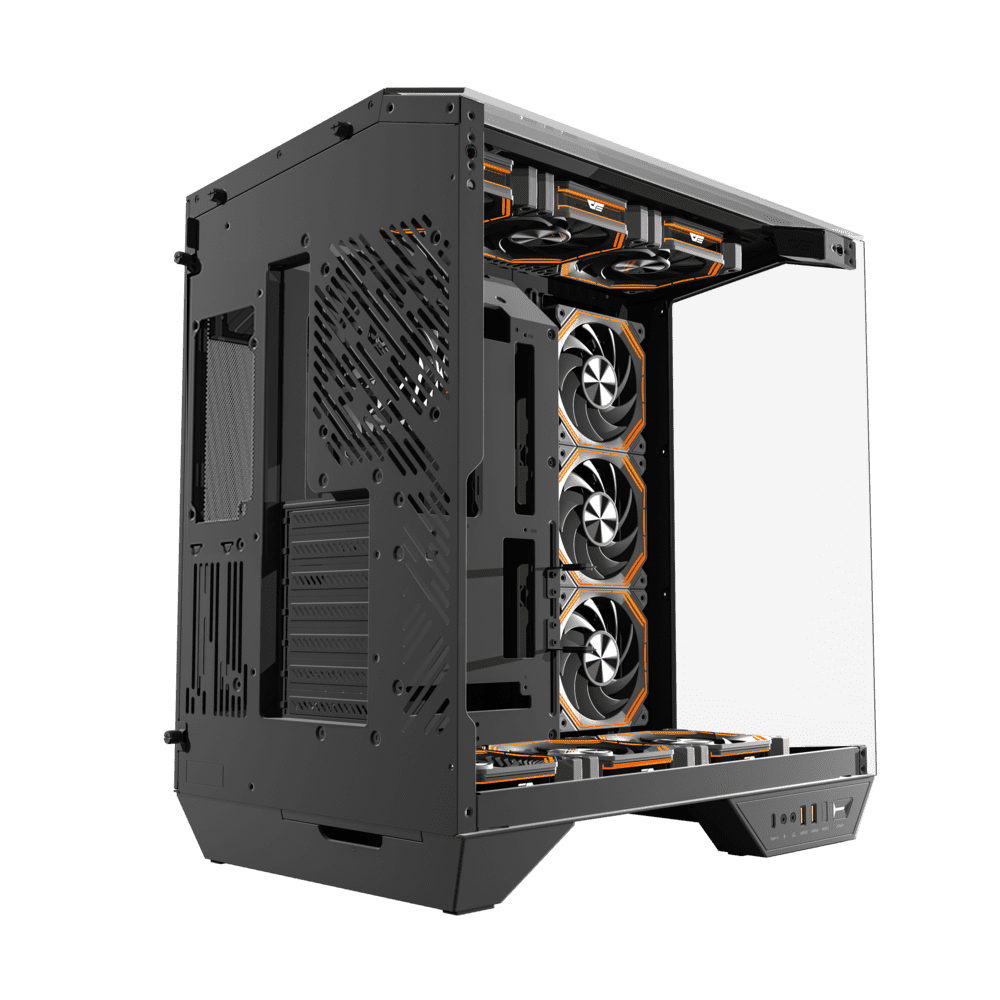 Instalación vertical de GPU en DY470 negra