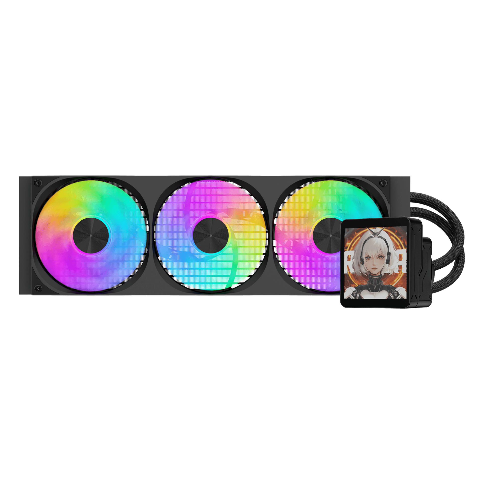 Radiador de 360 mm de la DV360S MAX negra