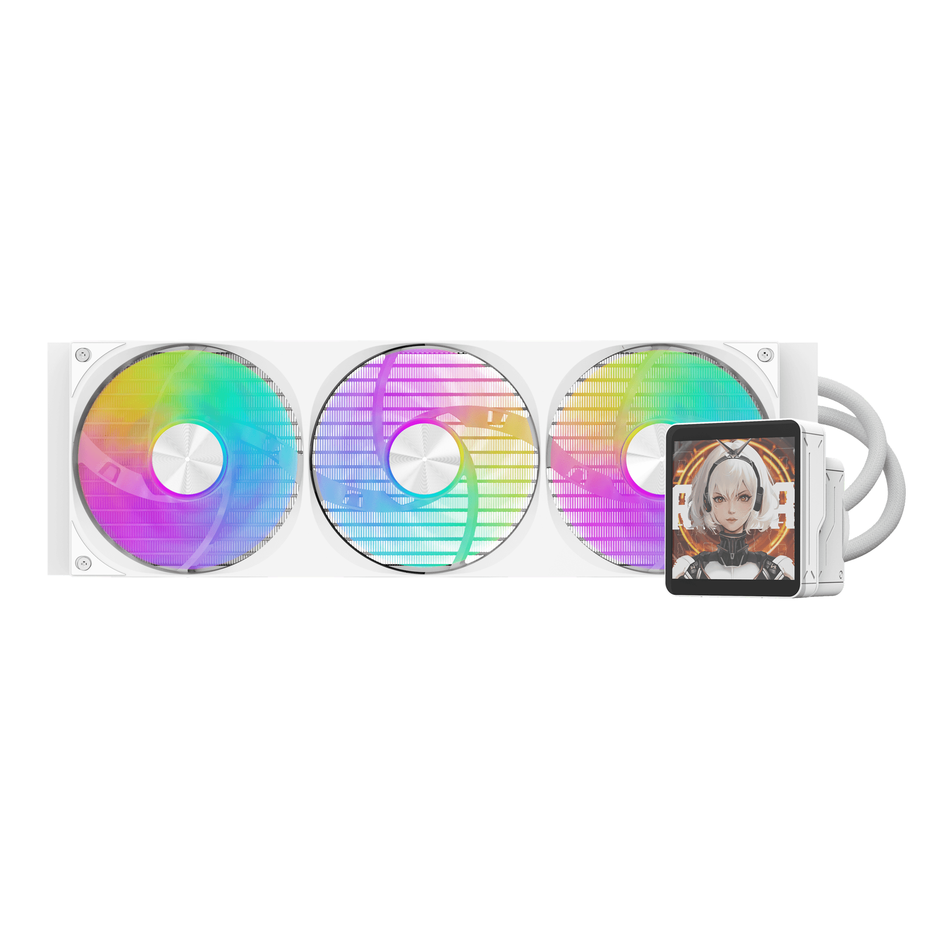 Radiador de 360 mm de la DV360S MAX blanca