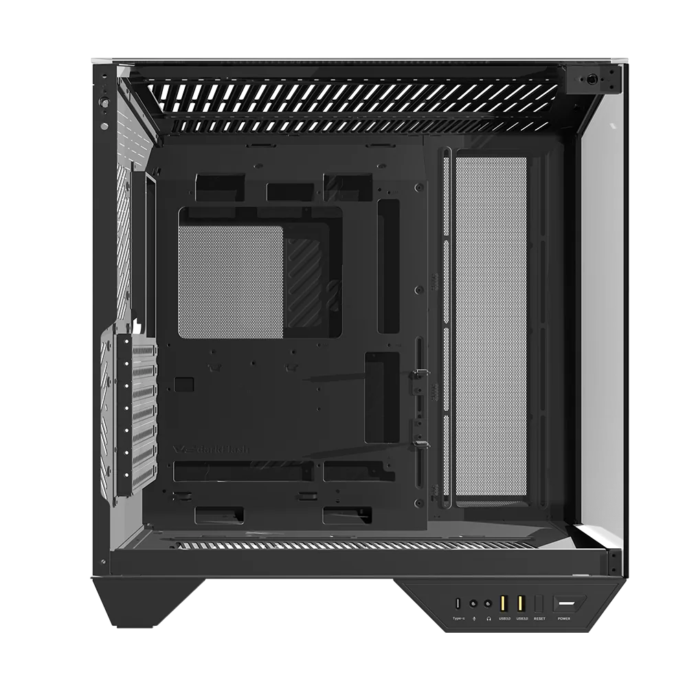 Interior negro para placa de conexión trasera
