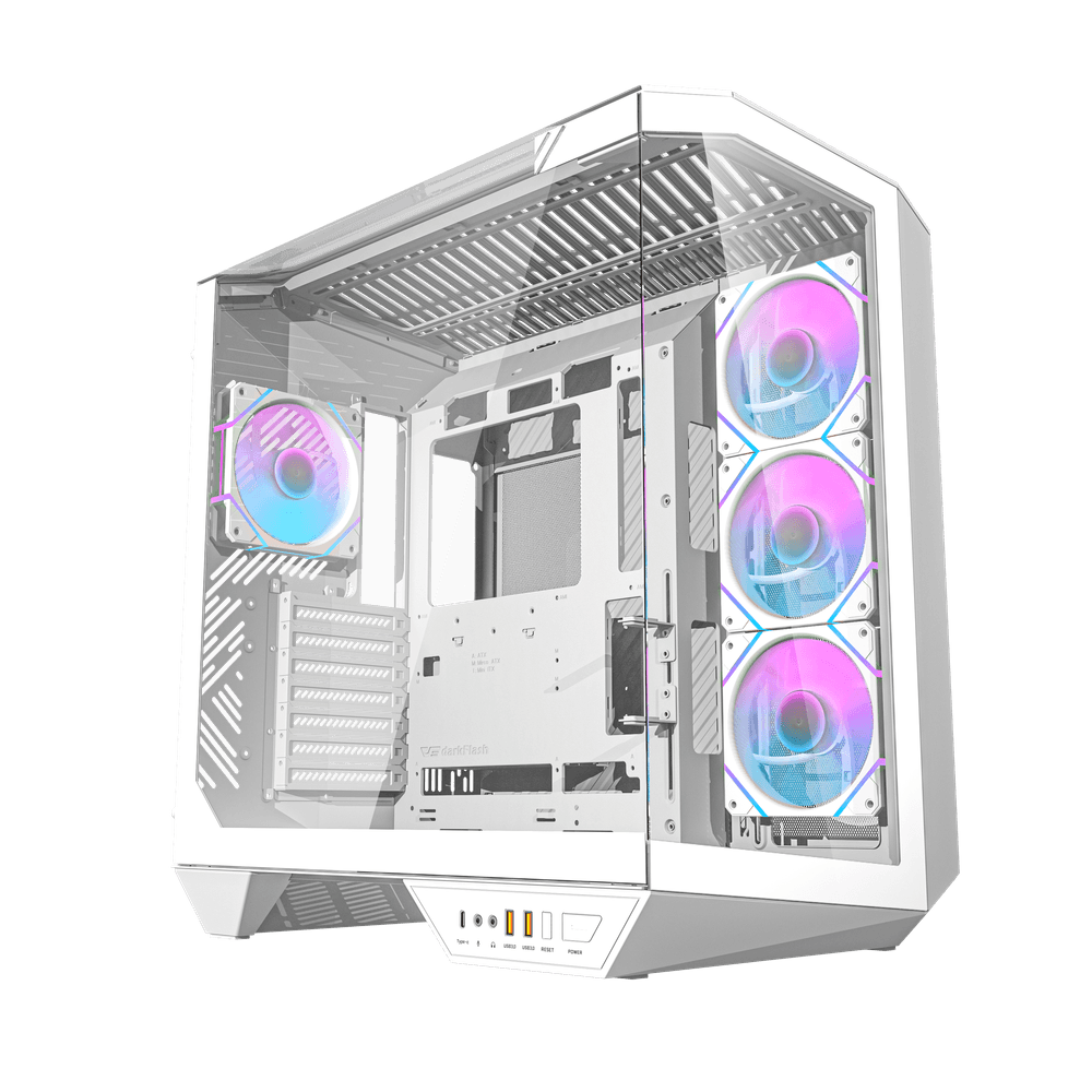Caja darkFlash DY470 ATX blanca