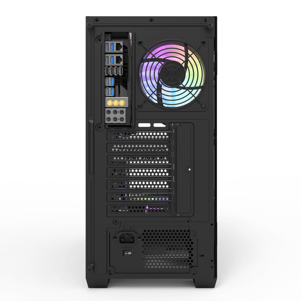 darkFlash DS900 ATX · Caja panorámica negra