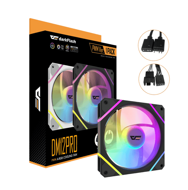 darkFlash DM12 Pro, Ventilador negro 120 mm, imagen adicional