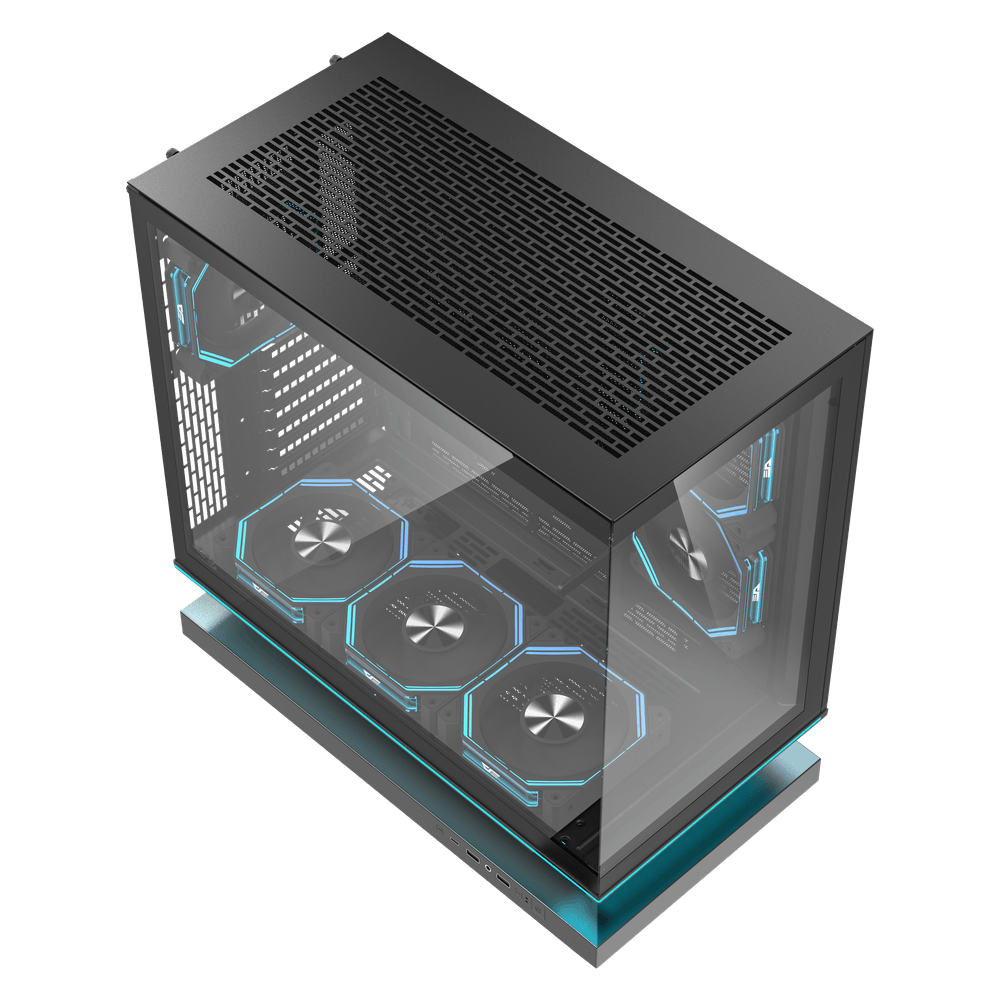 darkFlash FLOATRON F1 ATX · Caja de PC negra