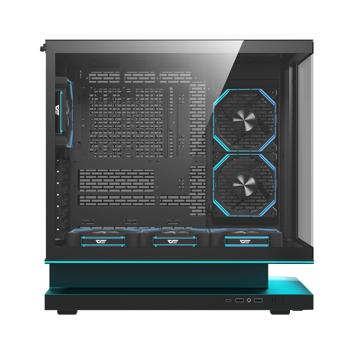 darkFlash FLOATRON F1 ATX · Caja de PC negra