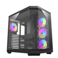 darkFlash DQX80 ATX · Boîtier panoramique noir