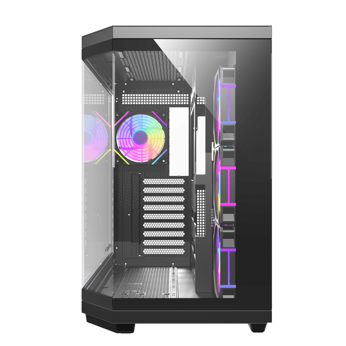 darkFlash DQX80 ATX · Boîtier panoramique noir