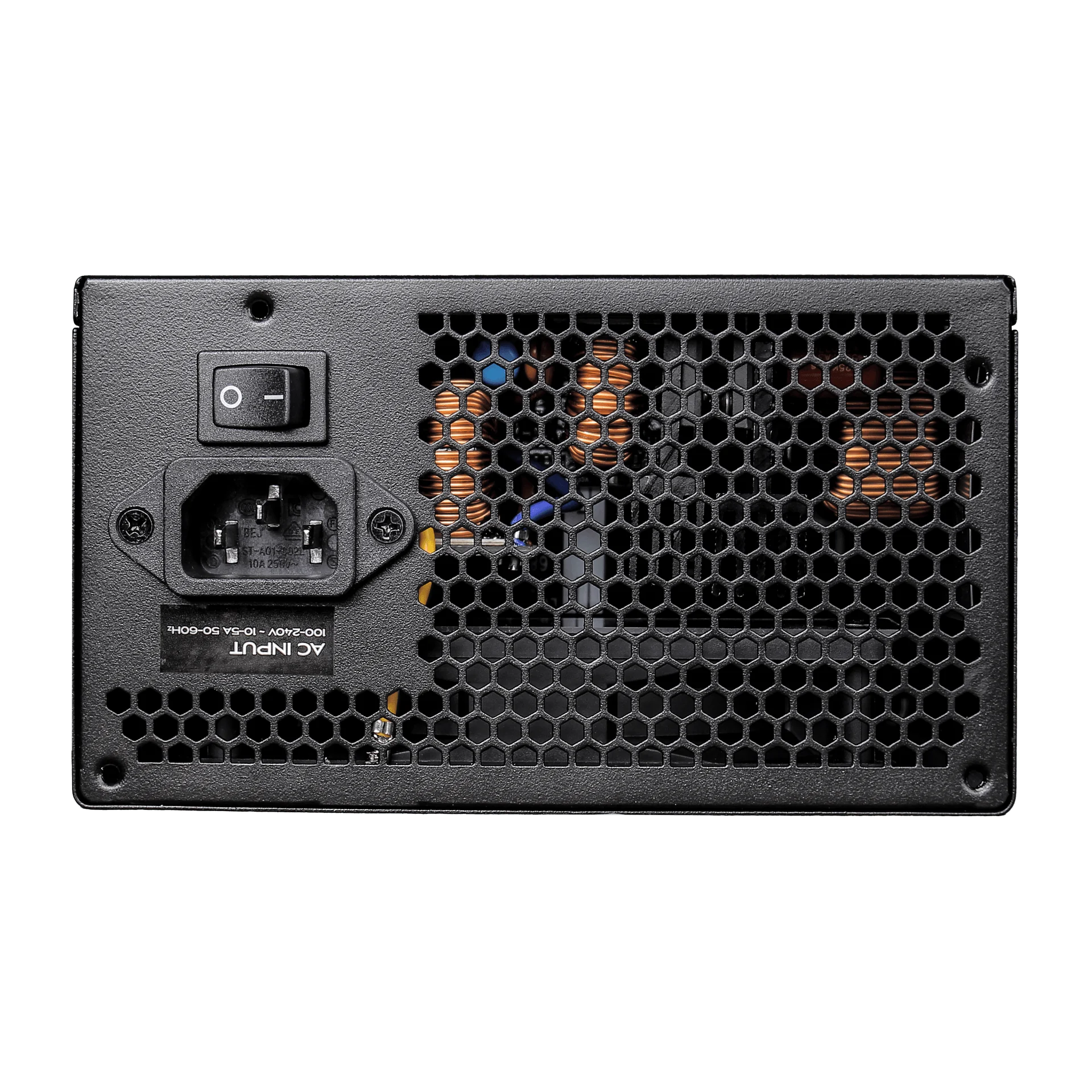 Parte trasera y ventilación de la fuente PMT 850W