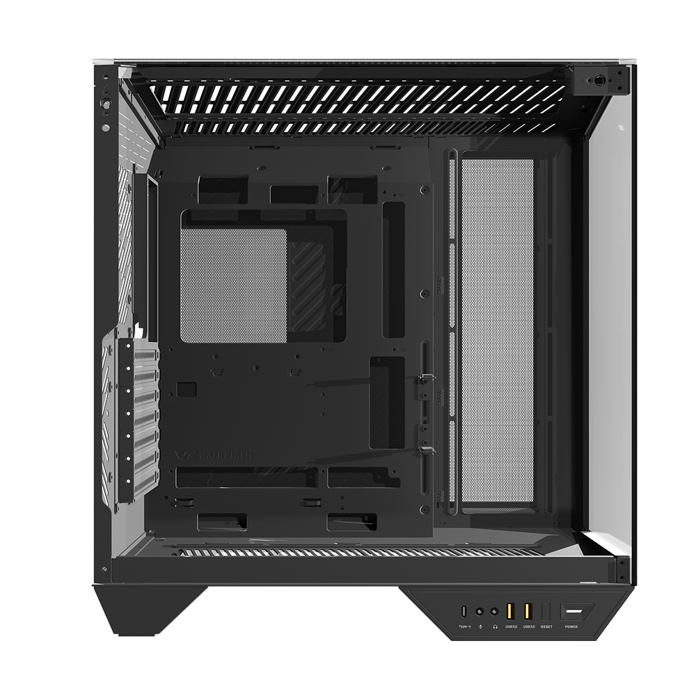 Interior negro para placa de conexión trasera