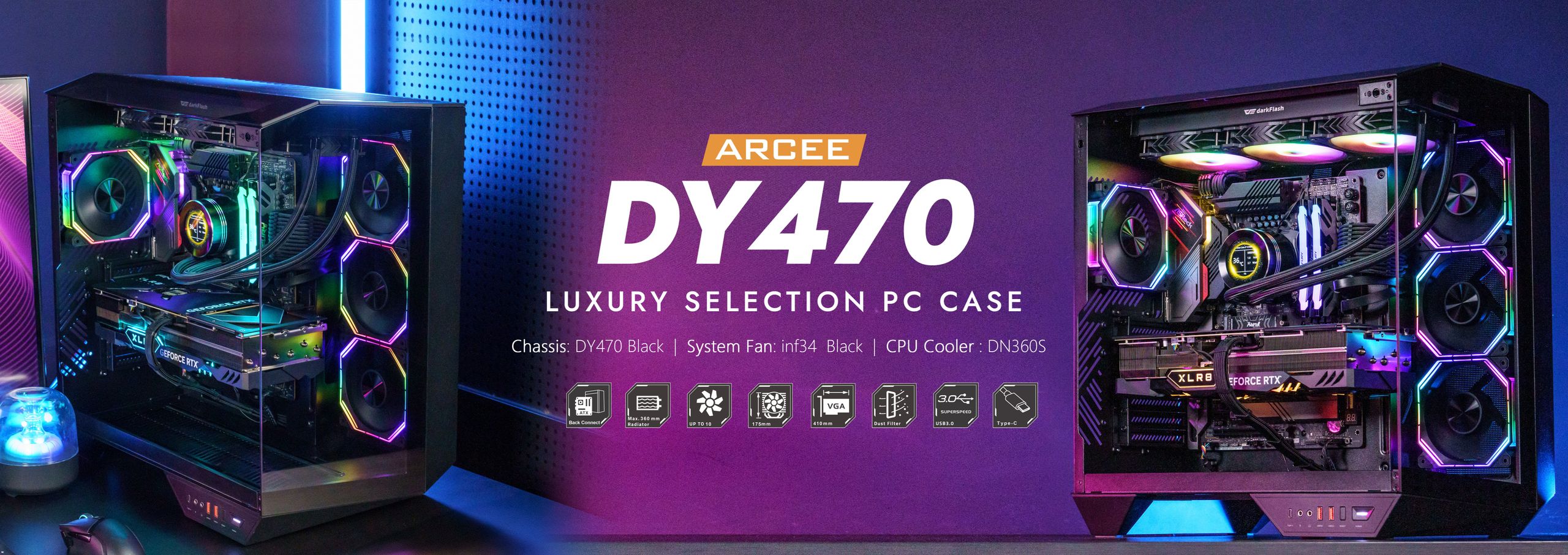 DY470 ATX darkFlash