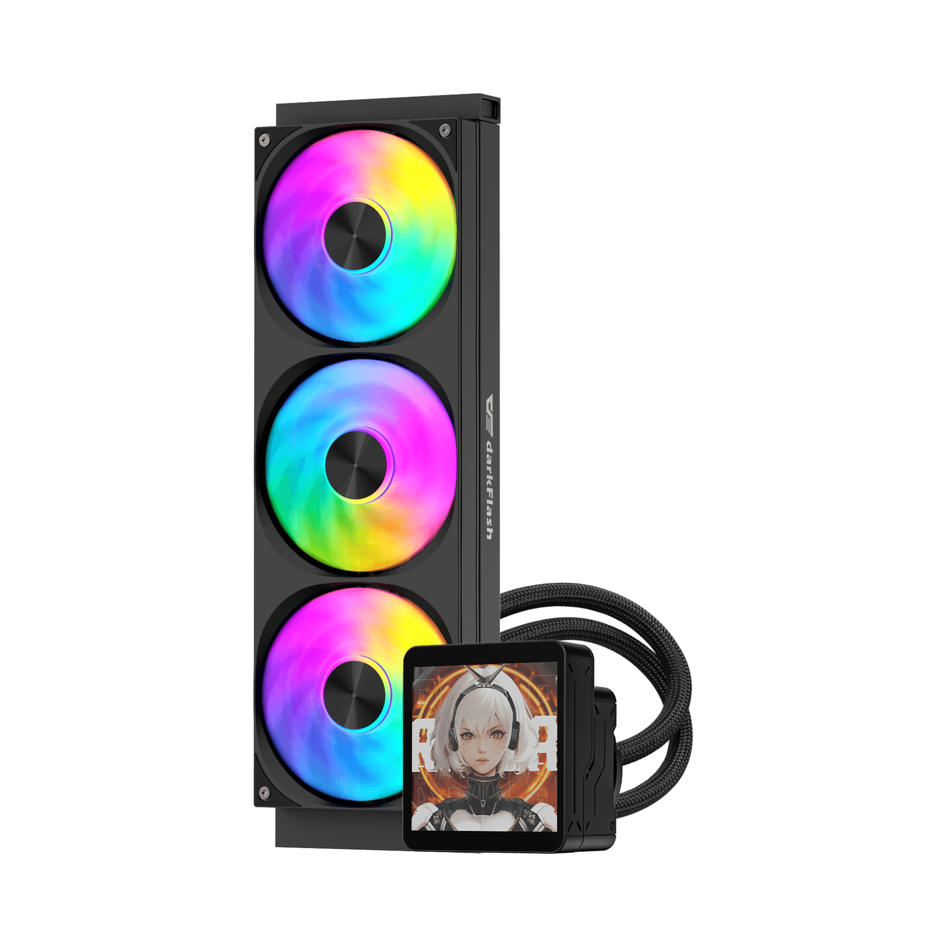 Conjunto vertical de la DV360S MAX negra