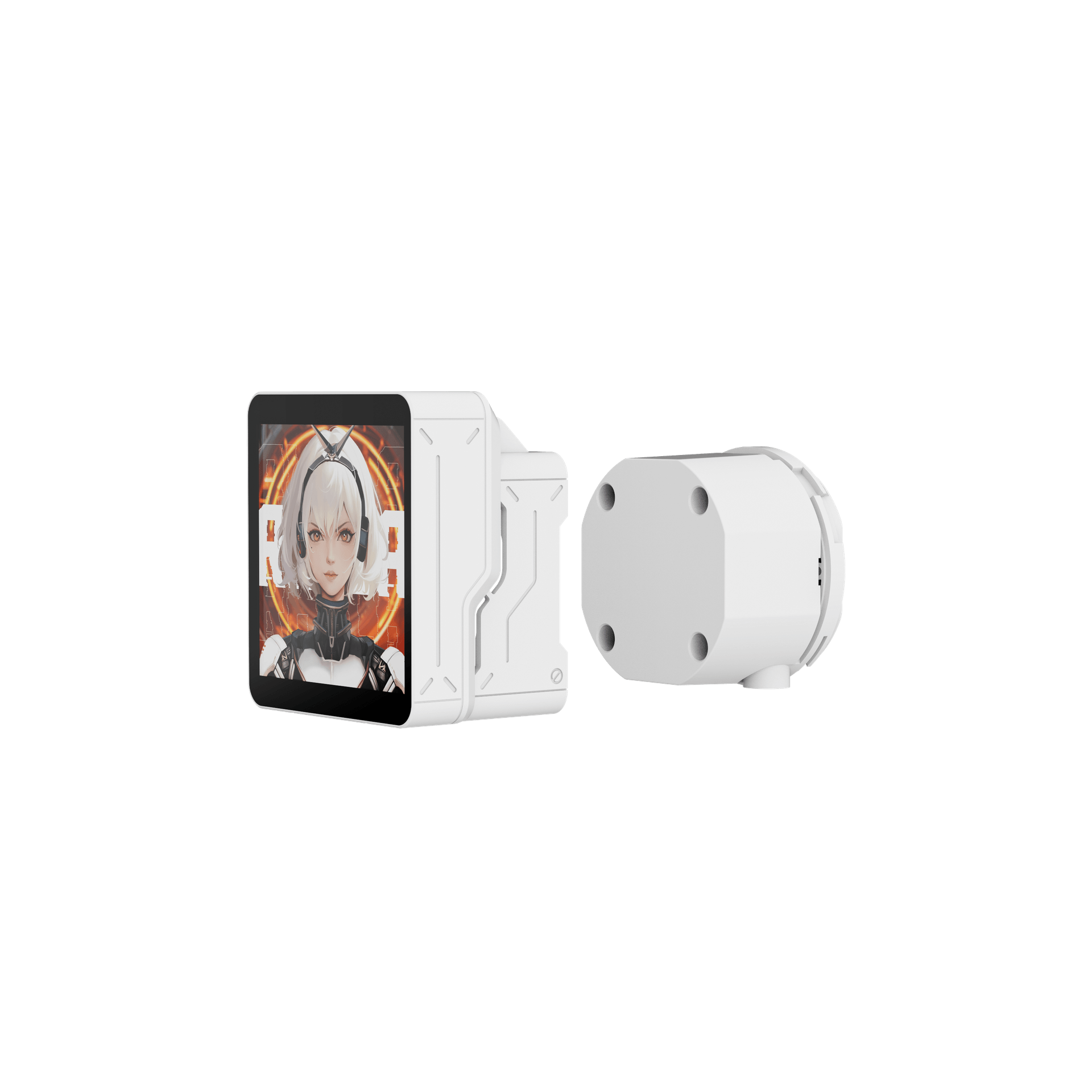 Bloque LCD de la DV360S MAX blanca