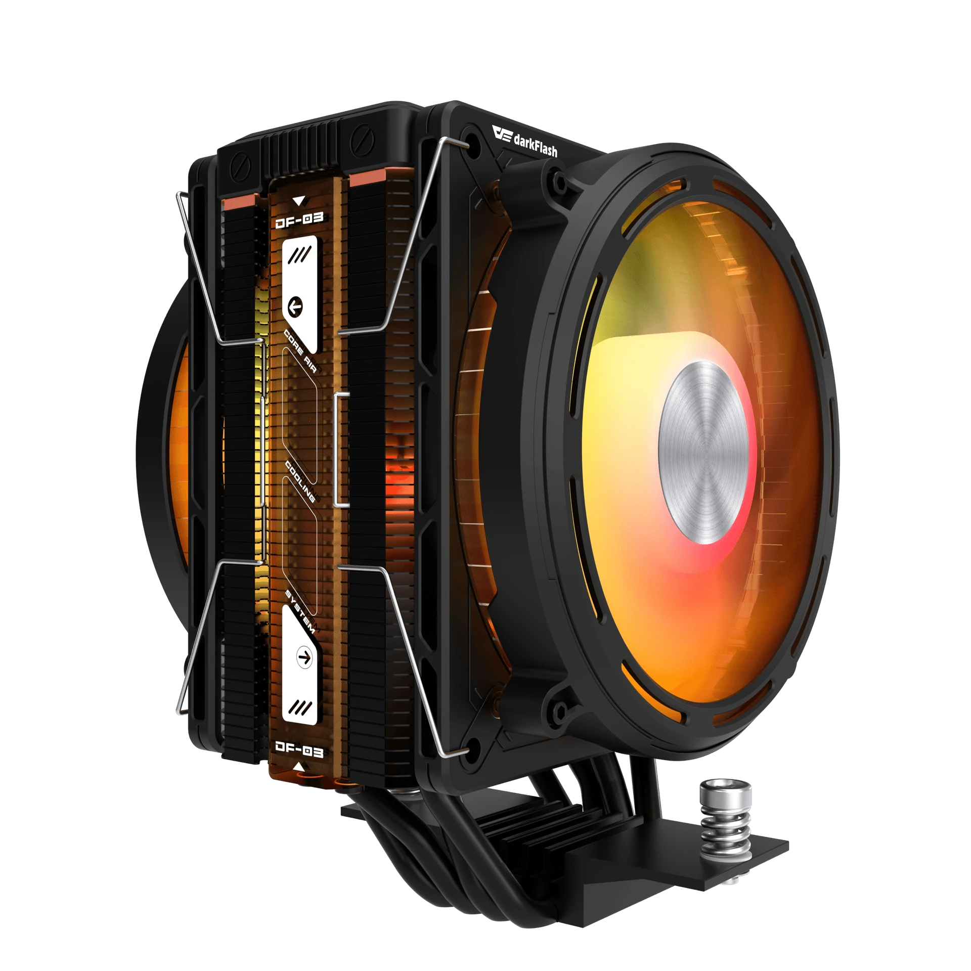 Perfil del EXPLORE E400 PLUS negro con doble ventilador