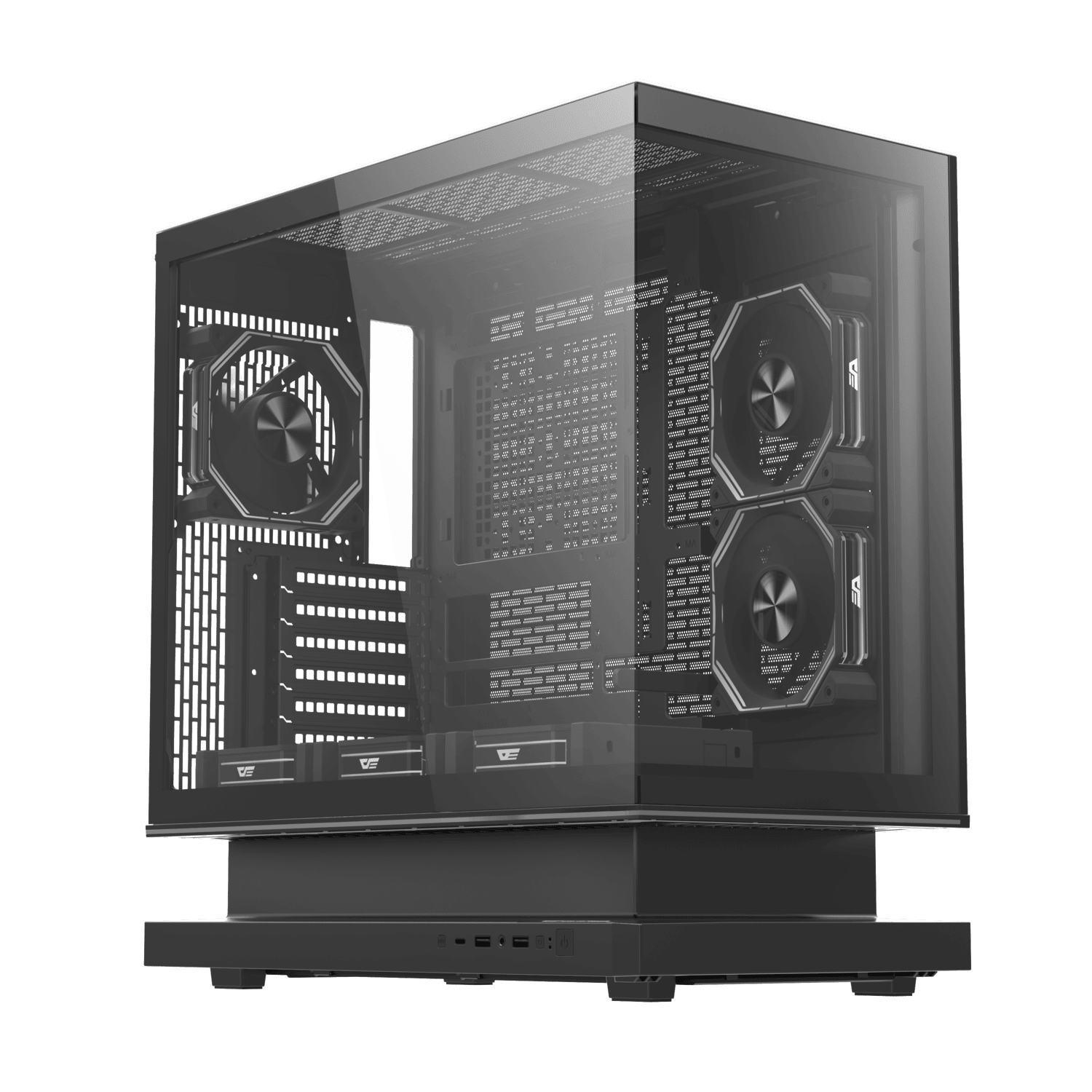 Ventiladores PWM ARGB preinstalados en Floatron F1
